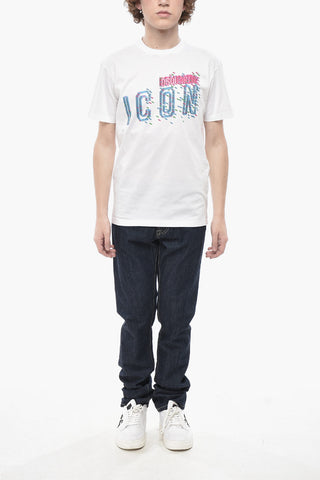 Rundhals-T-Shirt ICON aus Baumwolle
