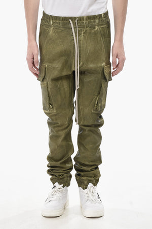 DRKSHDW Cargo-Hose MASTODON CUT aus beschichteter Baumwolle mit Elastikbund