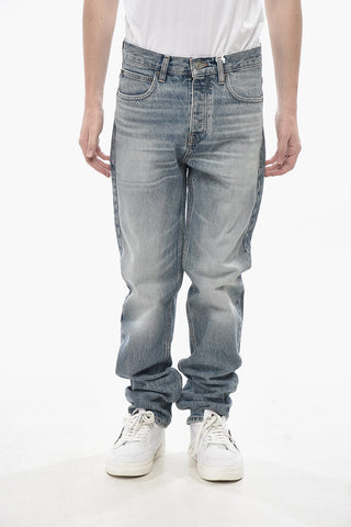 Jeans mit geradem Bein und sichtbaren Nähten 17cm