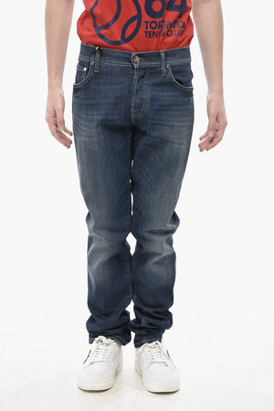 ID Regular Fit Stretch Cotton Jeans 16cm