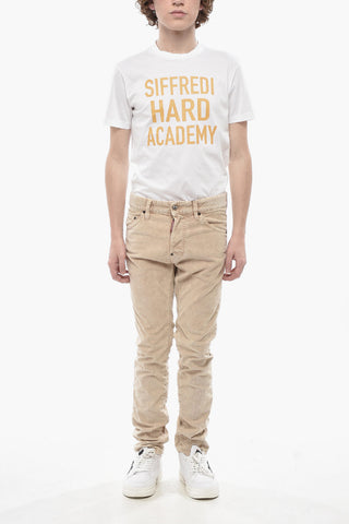 Pantaloni COOL GUY in Velour a Coste