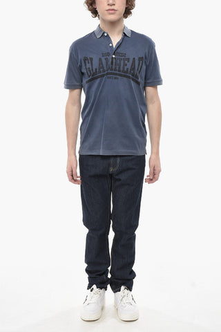 Cotton Polo GLAMHEAD with Front Print