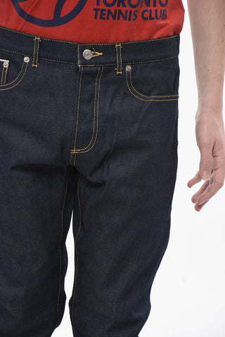 Slim-Fit Jeans with Embroidered Logo 16cm