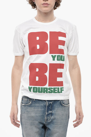 Rundhals-T-Shirt BEYOU mit Aufdruck vorne