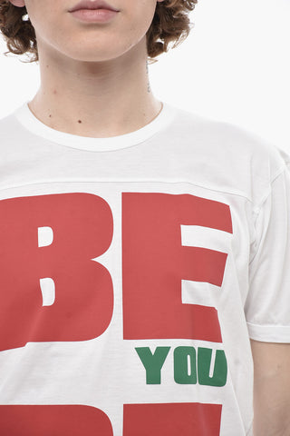 Rundhals-T-Shirt BEYOU mit Aufdruck vorne