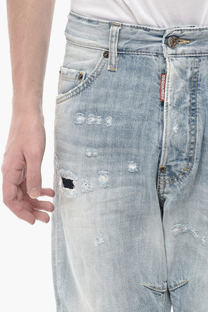 Cropped Fit Jeans TAILORED COMBAT with Turn-Up Hem 15cm