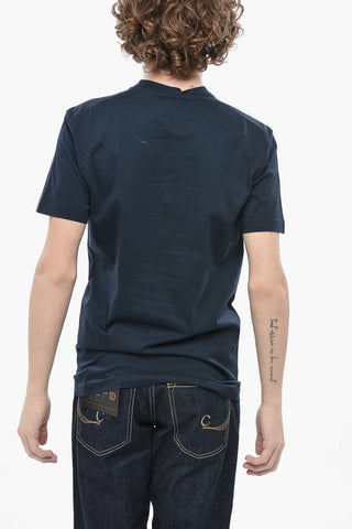 Rundhalsshirt aus Baumwolle ICON mit aufgedrucktem Logo