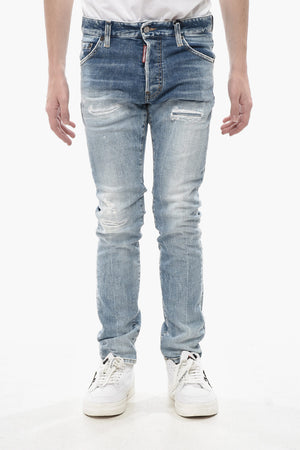 Jeans COOL GUY in Denim Stretch Effetto Vintage 15cm