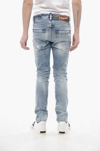 Jeans COOL GUY in Denim Stretch Effetto Vintage 15cm