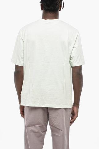 Slim-Fit-T-Shirt aus Baumwolle mit aufgedrucktem Logo