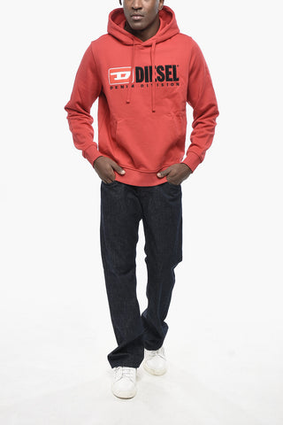 기모 코튼 후드 S-GINN-HOOD-DIV 오버사이즈 자수 로고