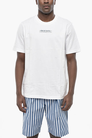 Crew-Neck T-Shirt T-JUST-L4 Bicolour Cotton