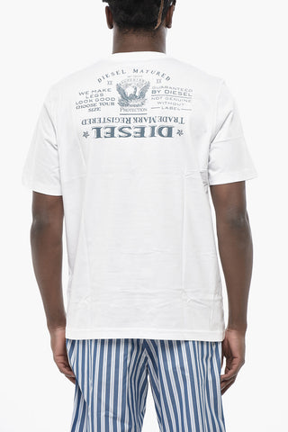 Crew-Neck T-Shirt T-JUST-L4 Bicolour Cotton