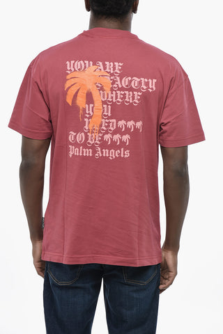 T-Shirt mit Rundhalsausschnitt STATEMENT MONOGRAM aus Baumwolle