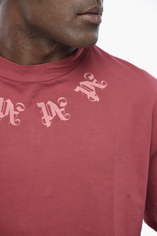 T-Shirt mit Rundhalsausschnitt STATEMENT MONOGRAM aus Baumwolle