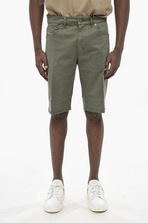 Slim-Fit-Shorts Aus Stretch-Baumwolle