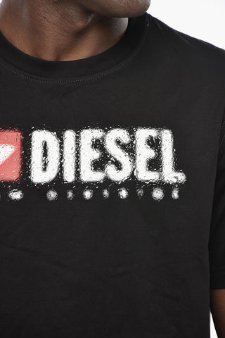 Crew Neck Cotton T-Shirt T-ADJUST-K14 With Print