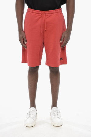 ESSENTIALS Shorts aus angerauter Baumwolle P-CROWN-DIV mit Gummibund