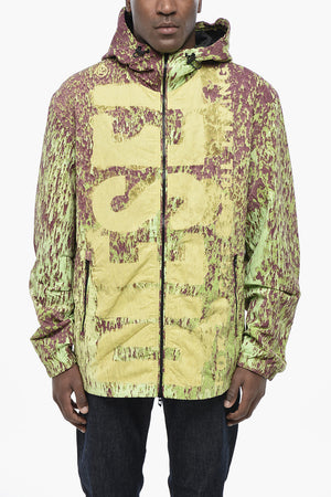 Nylon Windjacke J-BRICK Mit Acid-Wash-Effekt