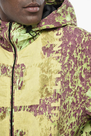 Nylon Windjacke J-BRICK Mit Acid-Wash-Effekt