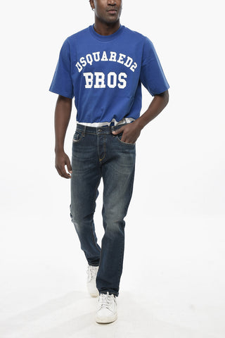 청바지 스키니 핏 TEPPHAR-X 노출 스티치 16cm L32