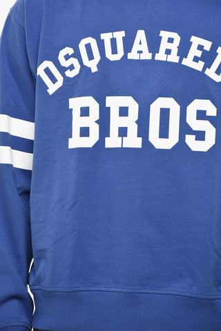 Rundhals-T-Shirt D2 BROS aus bedruckter Baumwolle