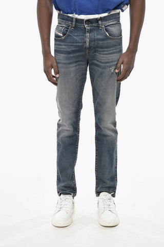 Slim-Fit-Jeans 2019 D-STRUKT-R mit mittlerer Bundhöhe 16cm L32