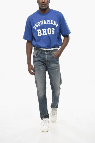 Slim-Fit-Jeans 2019 D-STRUKT-R mit mittlerer Bundhöhe 16cm L32