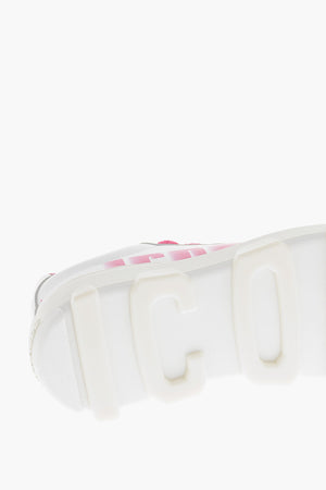 ICON Low-Top-Sneakers BASKET aus Leder mit verwischtem Monogramm