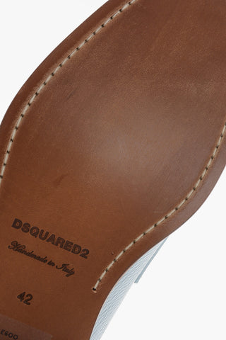 투톤 해머드 가죽 페니로퍼