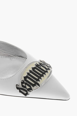 가죽 샌들, 앞면 맥시 로고 3.5cm