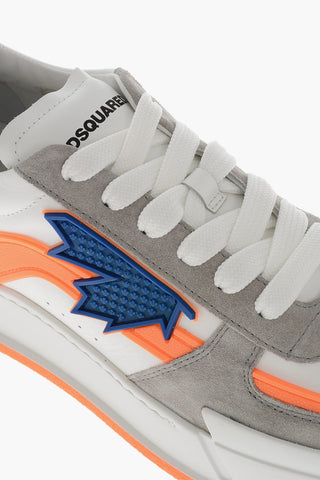 Low Leather Sneakers CANADIAN with Suede Trims