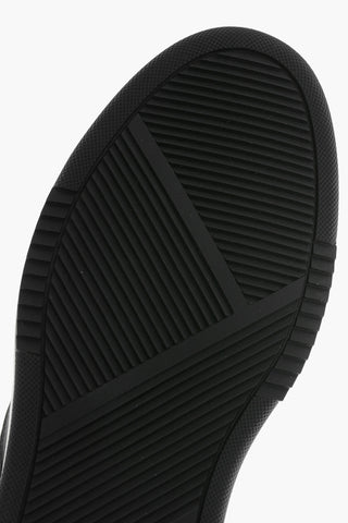 PAC-MAN 로우 가죽 스니커즈 대비 자수