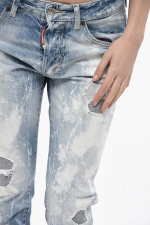 Jeans SKINNY DAN Bleached Effect 13cm