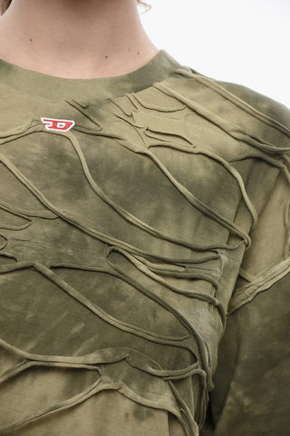 T-shirt Girocollo T-BOXKET in Cotone Effetto Tie dye