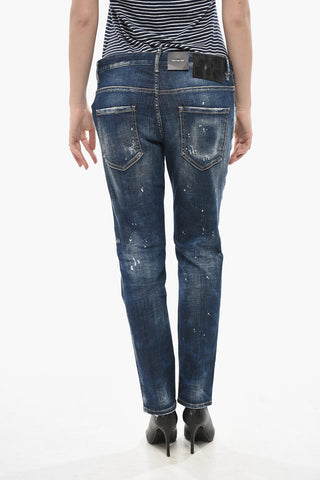 Jeans COOL GIRL aus Stretch-Denim mit Vintage-Effekt 15cm
