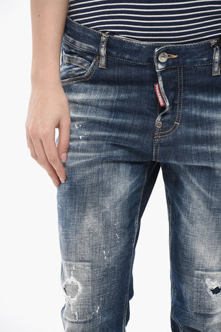 Jeans COOL GIRL aus Stretch-Denim mit Vintage-Effekt 15cm