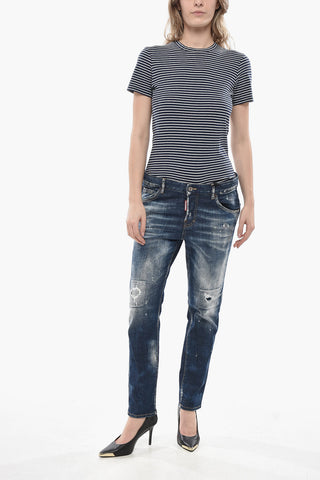 Jeans COOL GIRL aus Stretch-Denim mit Vintage-Effekt 15cm