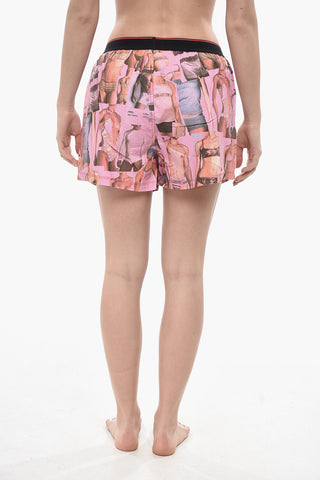 Bedruckte Baumwoll-Boxershorts UNISEX