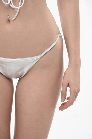 Bikinislip mit Metallic-Effekt