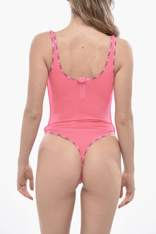 Body UFBY-YOMA in Tessuto Stretch Trasparente