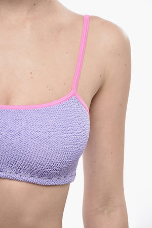 Bikini mit Wave-Motiv und hoher Taille