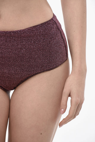 Lurex High-Waist Bikini