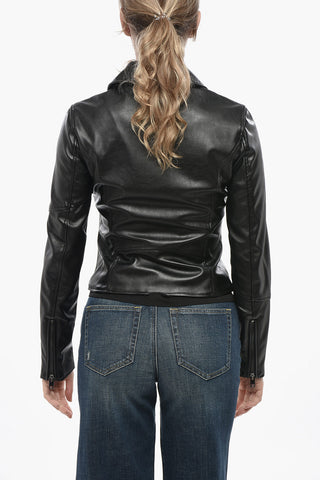 Bikerjacke R-SINYA-A-NEW aus veganem Leder