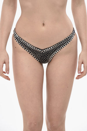 하이컷 비키니 팬티 올오버 스터드