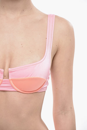 Balconette-Bikini dreifarbig