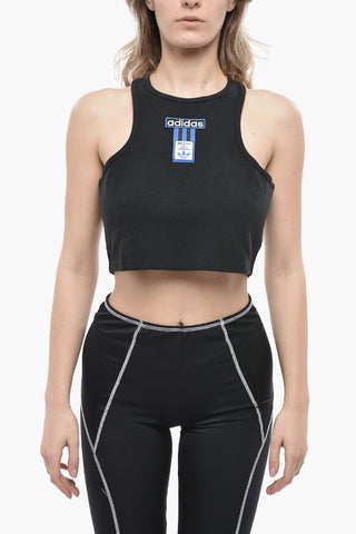 Cropped Ribbed Tank Top