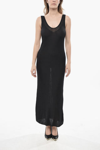 Fitted Ribbed Maxi Dress