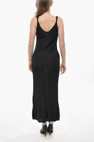 Fitted Ribbed Maxi Dress