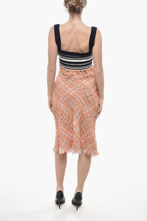 Tubino Midi in Tweed con Multi Motivo